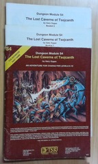 V062: Dungeon Module S4: The Lost Caverns of Tsojcanth: 9061: 1982: 1E: READ DESCRIPTION